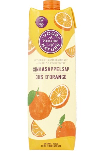 Your Organic Nat Sinaasappelsap bio (1 Liter)