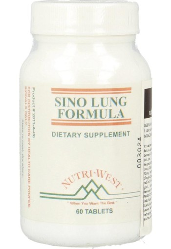 Nutri West Sino lung formula (60 Stuks)