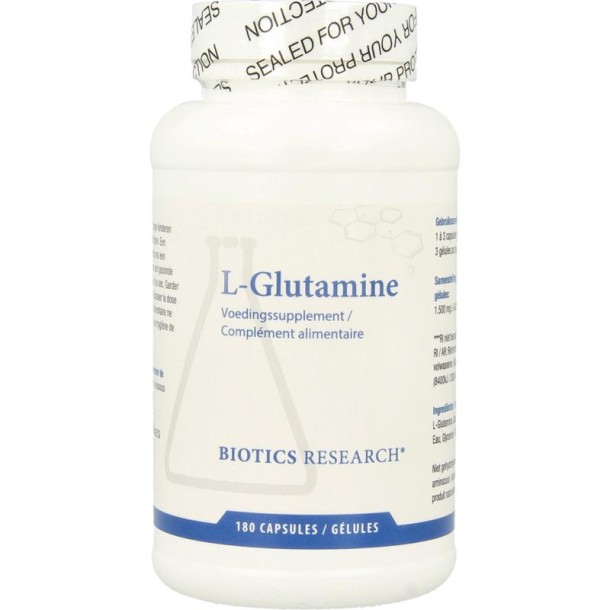 Biotics L-Glutamine (180 Capsules)