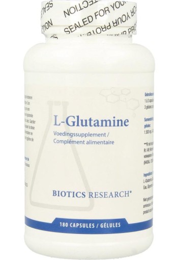 Biotics L-Glutamine (180 Capsules)