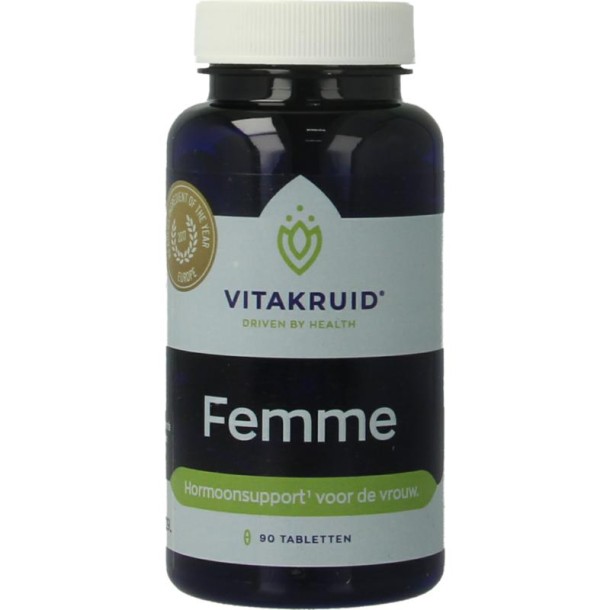 Vitakruid Femme hormoonsupport voor de vrouw (90 Tabletten)