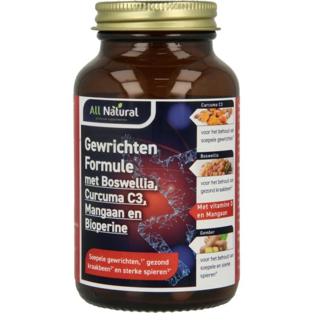 All Natural Gewrichten formule (84 Vegetarische capsules)