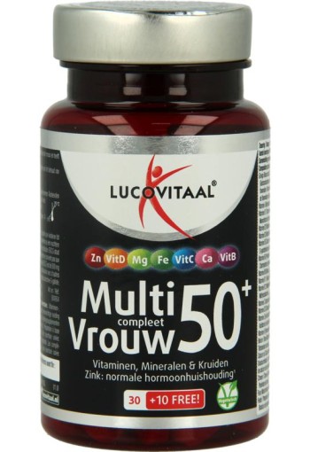 Lucovitaal Multi compleet vrouw 50+ (40 Tabletten)