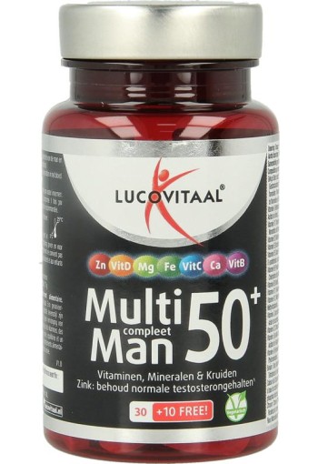 Lucovitaal Multi compleet man 50+ (40 Tabletten)