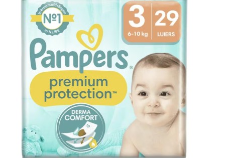 Pampers Premium Protection Luiers Maat 3 6-10 KG 29 Stuks