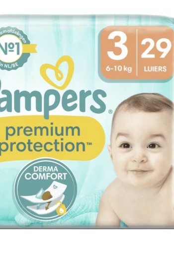 Pampers Premium Protection Luiers Maat 3 6-10 KG 29 Stuks