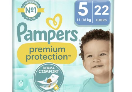 Pampers Premium Protection Luiers Maat 5 11-16 KG 22 Stuks
