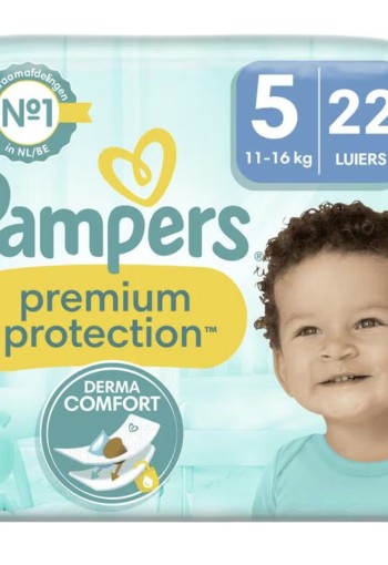 Pampers Premium Protection Luiers Maat 5 11-16 KG 22 Stuks