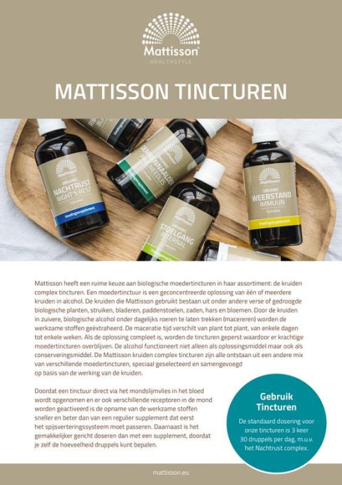 Mattisson Flyer tincturen serie (1 Stuks)