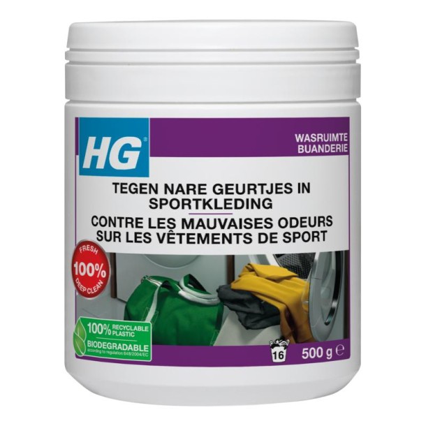 HG Tegen nare geurtjes sportkleding (500 Gram)