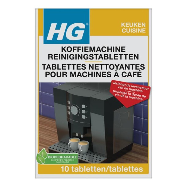 HG Koffiemachine Reinigingstablet (10 Stuks)