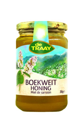 Traay Boekweit honing creme (350 Gram)