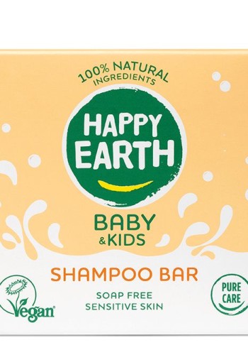 Happy Earth Shampoobar voor baby & kids 50 Gram