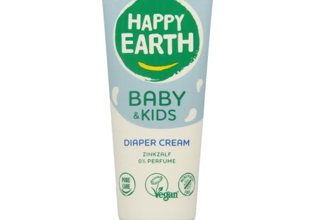 Happy Earth Billencreme zink voor baby & kids 75 Milliliter