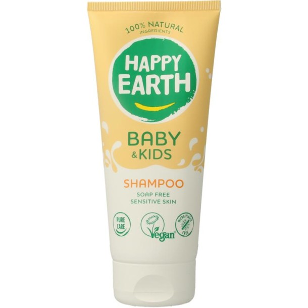 Happy Earth Shampoo voor baby & kids (200 Milliliter)