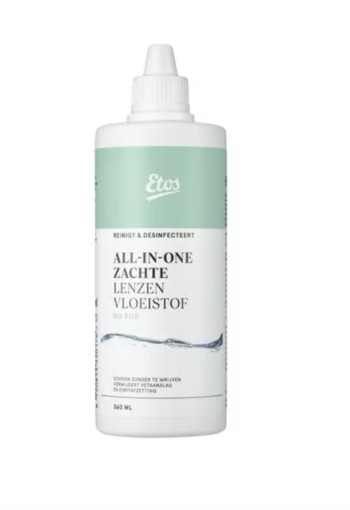 Etos All-in-one len­zen­vloei­stof zach­te len­zen 360 ml