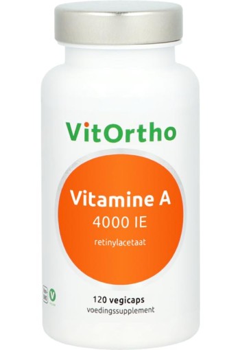 Vitortho Vitamine A 4000IE (120 Vegetarische capsules)