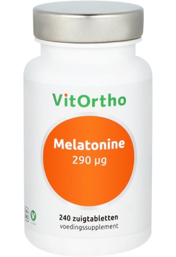Vitortho Melatonine 290 mcg (240 Zuigtabletten)