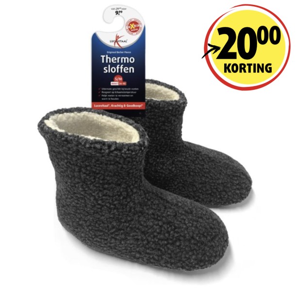 LUCOVITAAL | Thermo Sloffen Berber 