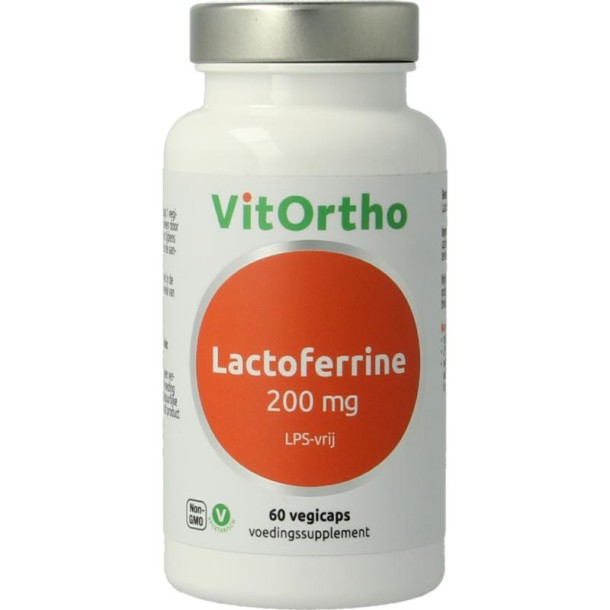 Vitortho Lactoferrine 200 mg (60 Vegetarische capsules)