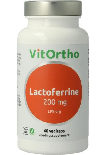 Vitortho Lactoferrine 200 mg (60 Vegetarische capsules)