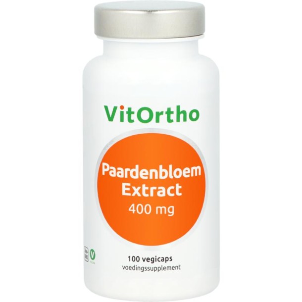 Vitortho Paardenbloemextract 400mg (100 Vegetarische capsules)