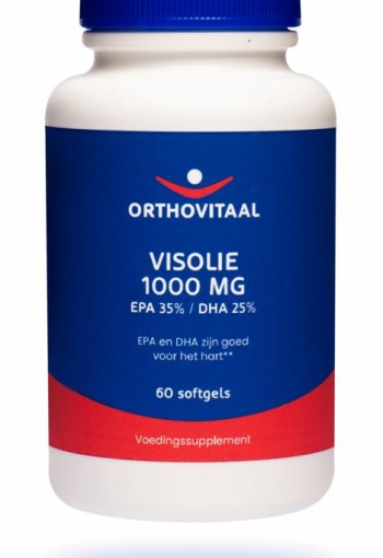 Orthovitaal Visolie 1000mg EPA 35% DHA 25% (60 Softgels)