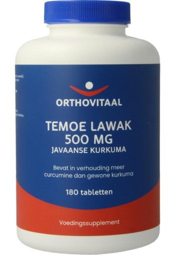 Orthovitaal Temoe lawak 500mg (180 Tabletten)