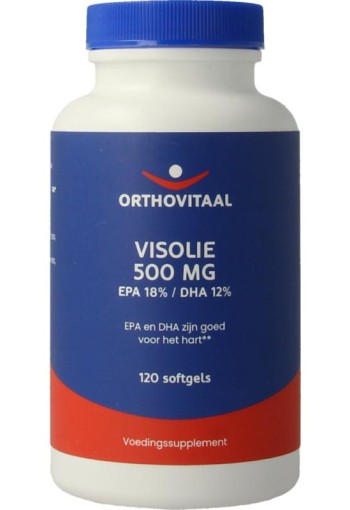 Orthovitaal Visolie 500mg EPA 18% DHA 12% (120 Softgels)