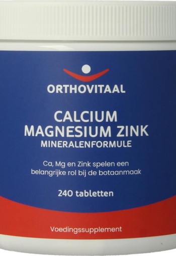 Orthovitaal Calcium magnesium zink (240 Tabletten)