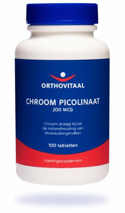 Orthovitaal Chroom picolinaat 200mcg (100 Tabletten)