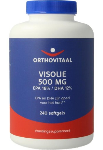 Orthovitaal Visolie 500mg EPA 18% DHA 12% (240 Softgels)