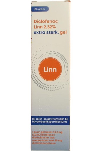 Linn Diclofenac gel 2,32% extra sterk (100 Gram)