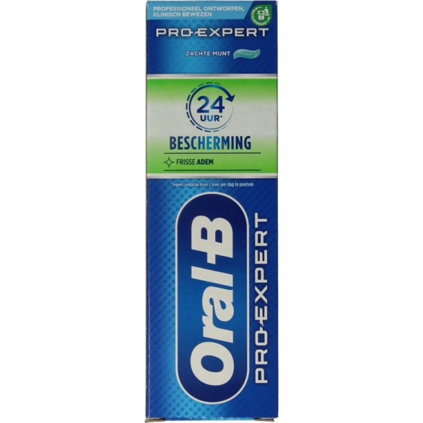 Oral B Tandpasta pro-expert frisse adem (75 Milliliter)