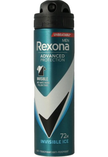 Rexona Men deodorant spray invisible ice (150 Milliliter)