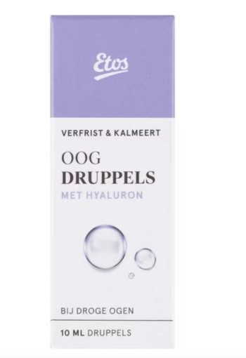 Etos Oog­drup­pels met hy­a­l­uron  10 ml