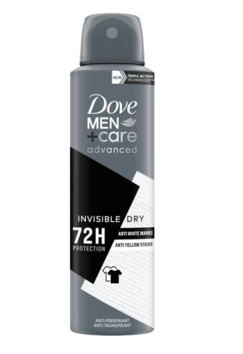 Dove Men+Care Invisible Dry Deodorant Spray 150 ml