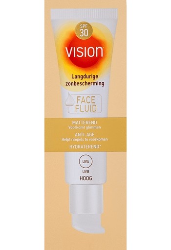 Vision Face Fluid Langdurige Zonbescherming SPF30 50 ml