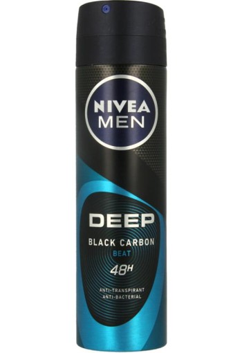 Nivea Men deodorant spray deep beat (150 Milliliter)