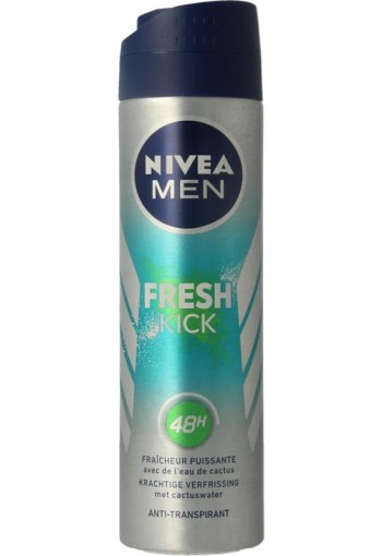 Nivea Men deodorant spray fresh kick (150 Milliliter)