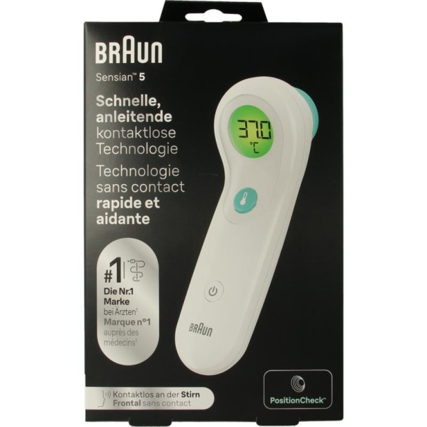 Braun Voorhoofdthermometer BNT300WE (1 Stuks)