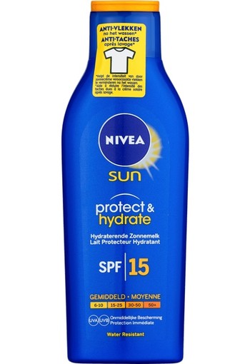 NIVEA SUN Protect & Hydrate Zonnemelk SPF15 200 ml