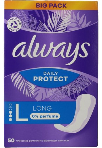 Always Inlegkruisjes daily protect long (50 Stuks)