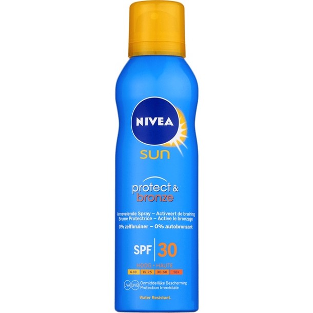 NIVEA SUN Protect & Bronze Vernevelende Zonnespray SPF30 200 ml