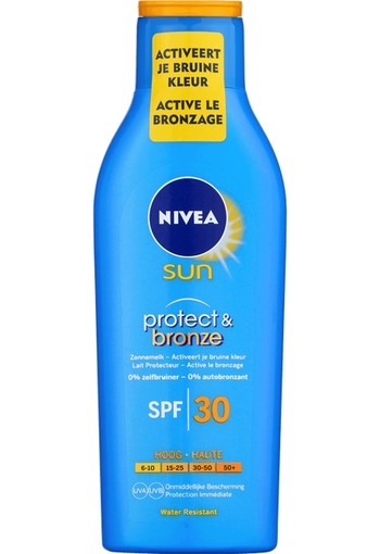 NIVEA SUN Protect & Bronze Zonnemelk SPF30 200 ml