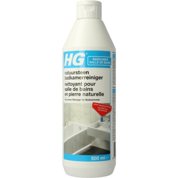 HG Natuursteen badkamer reiniger (500 Milliliter)