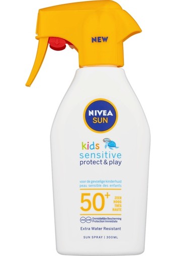 NIVEA SUN Kids Sensitive Protect & Play Triggerspray SPF50 300ml