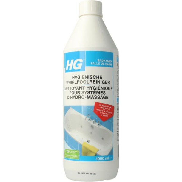 HG Hygienische whirlpool reiniger (1 Liter)