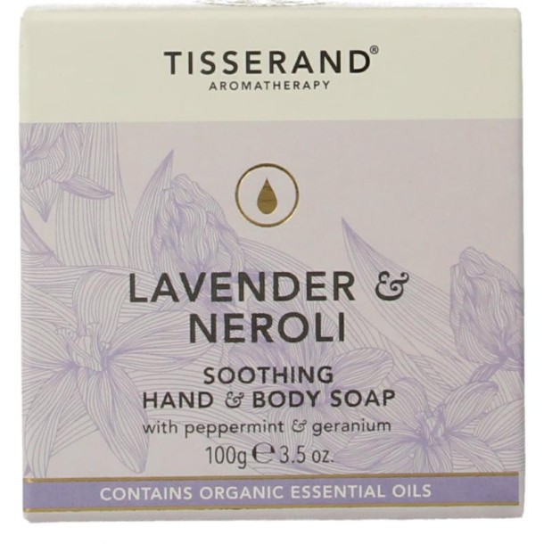 Tisserand Zeep lavendel & neroli (100 Gram)