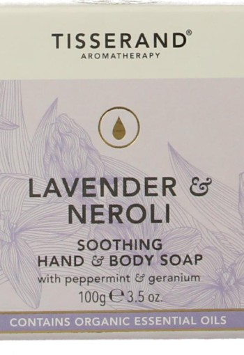 Tisserand Zeep lavendel & neroli (100 Gram)